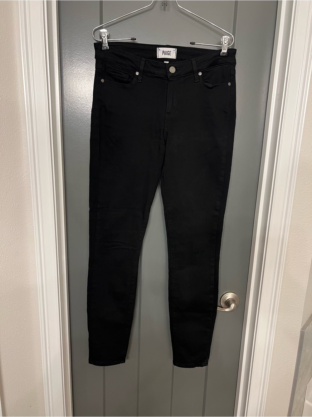 PAIGE Black Verdugo ultra Skinny Jeans size 29. Inseam 29”